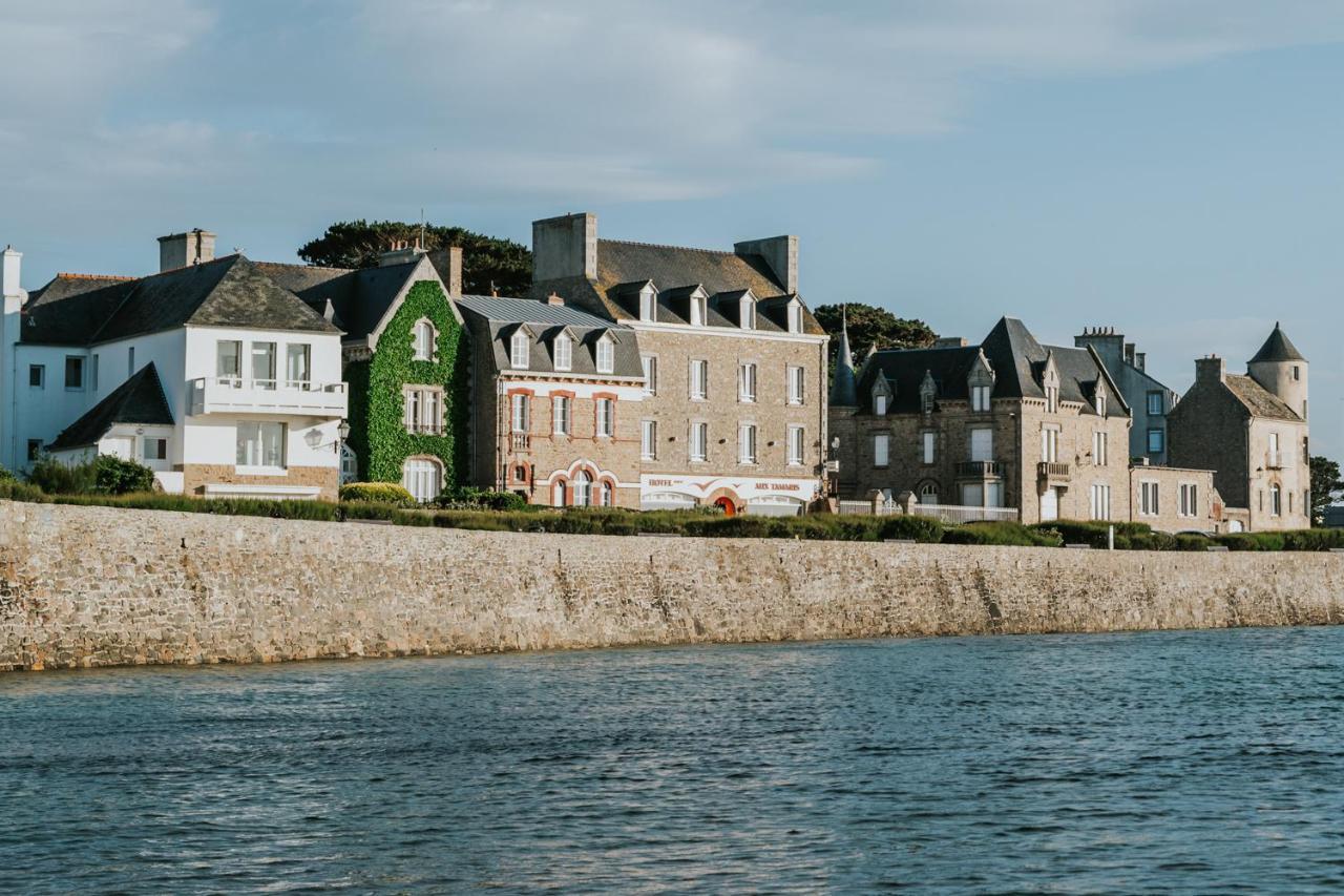 Hotel Aux Tamaris - Vue Mer 로스코프 외부 사진