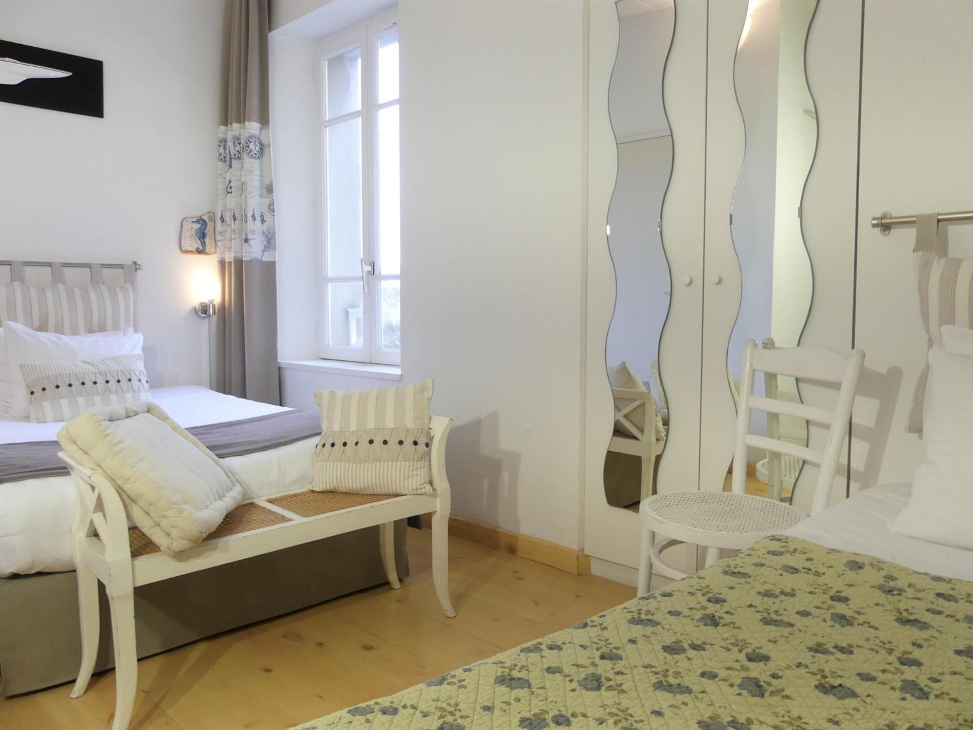 Hotel Aux Tamaris - Vue Mer 로스코프 객실 사진