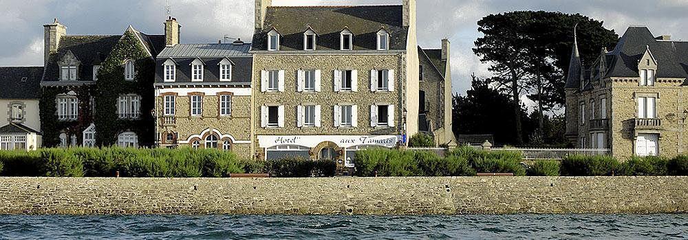 Hotel Aux Tamaris - Vue Mer 로스코프 외부 사진