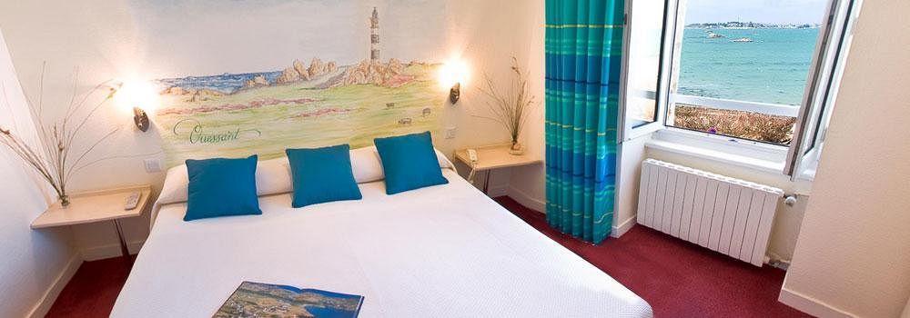 Hotel Aux Tamaris - Vue Mer 로스코프 외부 사진