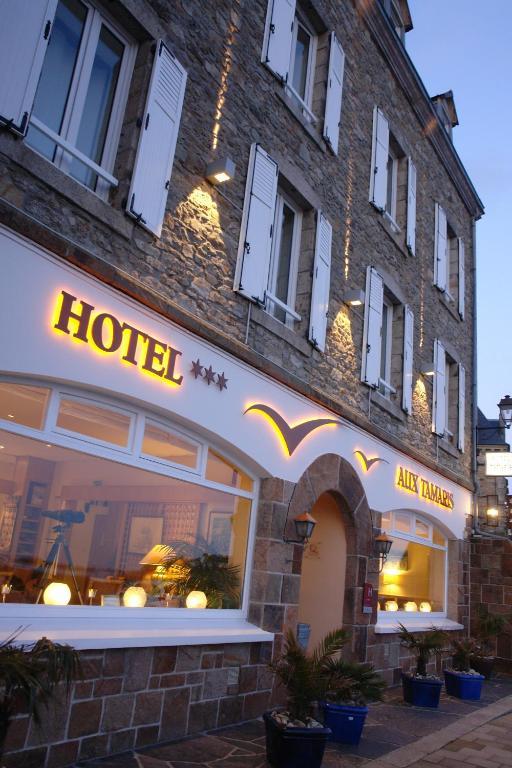 Hotel Aux Tamaris - Vue Mer 로스코프 외부 사진